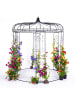 relaxdays Rosenpavillon in Schwarz - (H)271 x Ø 232 cm