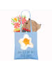 Mr. & Mrs. Panda Schultertasche Spiegelei Ei mit Spruch in Sky Blue