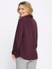 Sieh an! Longbluse in burgund