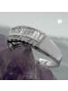 Gallay Ring 7mm mit vielen Zirkonias glänzend rhodiniert Silber 925 Ringgröße 54 in silber