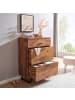 FineBuy Sideboard in Braun / Sheesham / 80x42x120