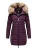 Marikoo Steppmantel Rose-Stepp in Aubergine
