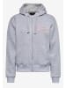 Queen Kerosin Sweatjacke in Grau