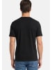 Redmond T-Shirt Basic in Weiß / schwarz