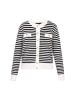 DreiMaster Women Cardigan in black offwhite