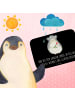 Mr. & Mrs. Panda Badteppich Chinchilla Blume mit Spruch in Schwarz
