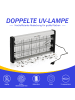 TDubhe Elektrische Insektenvernichter Lampe 20W in Silber 24x6x48 cm