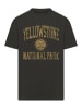 F4NT4STIC Oversize T-Shirt US National Parks Yellowstone Wyoming in schwarz