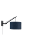 GOOD&MOJO Wandlampe Andes - Bambus Schwarz/Blau - 50x32x45cm