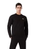 EA7 Sweatshirt in schwarz