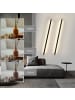 ZMH Wandleuchte LED in schwarz moderne 3000-6500K dimmbar Hallampe 15W L 100CM