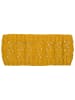 styleBREAKER Strick Stirnband in Curry