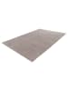 Vivorum Wohnzimmer / Schlafzimmer  Hochflor Teppich Tresor 525 in silber
