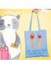 Mr. & Mrs. Panda Shopping Tasche Mentor Potenzial mit Spruch in Sky Blue