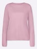 Sieh an! Langarm-Pullover in rosé