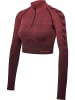 Hummel Hummel Halbreißverschluss Sweatshirt Hmlmt Fade Multisport Damen in BITTER CHOCOLATE/MINERAL RED