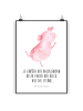Mr. & Mrs. Panda Poster Axolotl Tanzen mit Spruch in Weiß