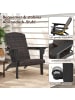 COSTWAY Adirondack Stuhl HDPE in Schwarz