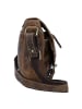 Greenburry Vintage Umhängetasche Leder 26 cm brown