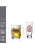 Ritzenhoff & Breker 6er Set Bierkrug Männer in 600 ml in transparent