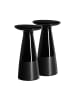 Ritzenhoff & Breker 2er Set Kerzenhalter Onyx 22,5 cm in schwarz