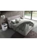Angel Cerdá Bett 7161 in Hellgrau / Schwarz – (B)207 x (H)250 x (T)102 cm