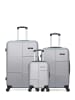 BlueStar 3 tlg. Kofferset MIAMI in Grau (95L/64L/26L)