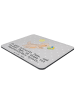 Mr. & Mrs. Panda Mousepad Otter Beachvolleyball mit Spruch in Grau Pastell