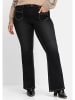 sheego Jeans in black Denim