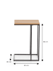ebuy24 Couchtisch Karin Eiche 30 x 40 cm