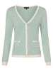 Franco Callegari Strickjacke in mint weiß - 0006