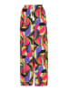 IZIA Women Pants in violet multicolor