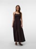 Vero Moda Gesmoktes Kleid in Chocolate Torte