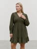 Vero Moda Kleid mit Schößchen in Forest Night