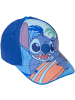 Cerda Mädchen Kindermütze Stitch Visier Blau Cap one size EU Kappe