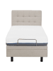 Beliani 3-tlg Einzelbett DUKE in Beige
