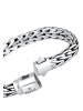 KUZZOI Armband 925 Sterling Silber Twisted in Silber