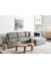 Beliani 3-Sitzer Sofa HRISEY in Grau/Schwarz - (W) 293 x (H) 90 x (L) 161 cm linksseitig