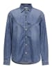 ONLY Jeanshemd in Medium Blue Denim