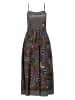 Zero  Maxikleid ohne Arm in Brown/Petrol