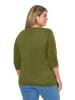 Ulla Popken Strickjacke in oliv
