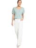 Zero  Sweatshirt kurzarm in Blue/Cream