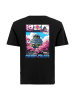 OLDSKULL T-Shirt Retro Cherry Chaser Logo Graphic in Black