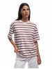 KOTON TSHIRT SS BSC in Bordo Gestreift