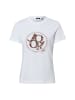 JOOP! T-Shirt in weiß braun