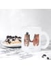 Mr. & Mrs. Panda Trinkglas Bär Heirat ohne Spruch in Transparent