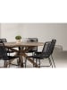 ebuy24 Gartenset Rosario 7-teilig Braun 140 x 140 cm