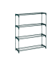 relaxdays Pflanzenregal in Grün - (B)91 x (H)109 x (T)28,5 cm