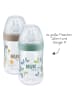 NUK 6-tlg. Perfect-Start-Set for Nature - 4x in gruen,beige,motiv