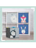 relaxdays 4 x Kinder Aufbewahrungsboxen "Tiere B" in Bunt - (B)30 x (H)30 x (T)30 cm